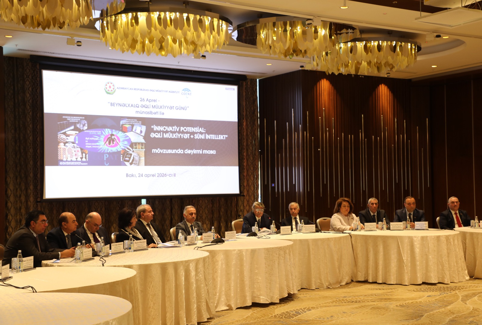 Əqli Mülkiyyət Agentliyi tərəfindən 26 aprel - Beynəlxalq Əqli Mülkiyyət Günü münasibətilə tədbir keçirilib