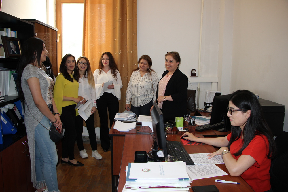 Студенты Бакинского Славянского Университета прошли производственную практику в Агентстве по Интеллектуальной Собственности