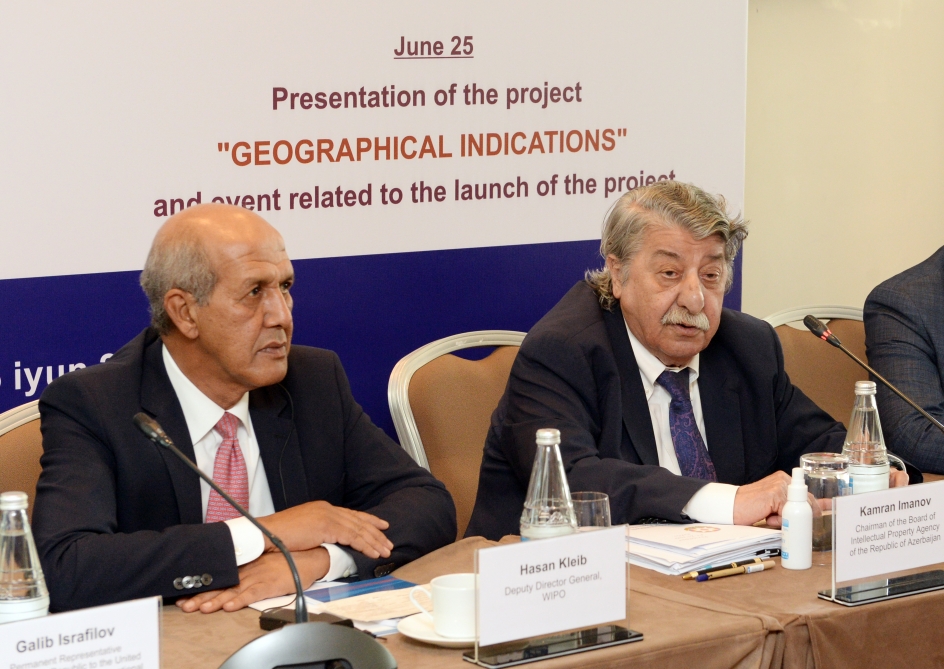 В Азербайджане стартовал проект Всемирной организации интеллектуальной собственности «Географические указания» 