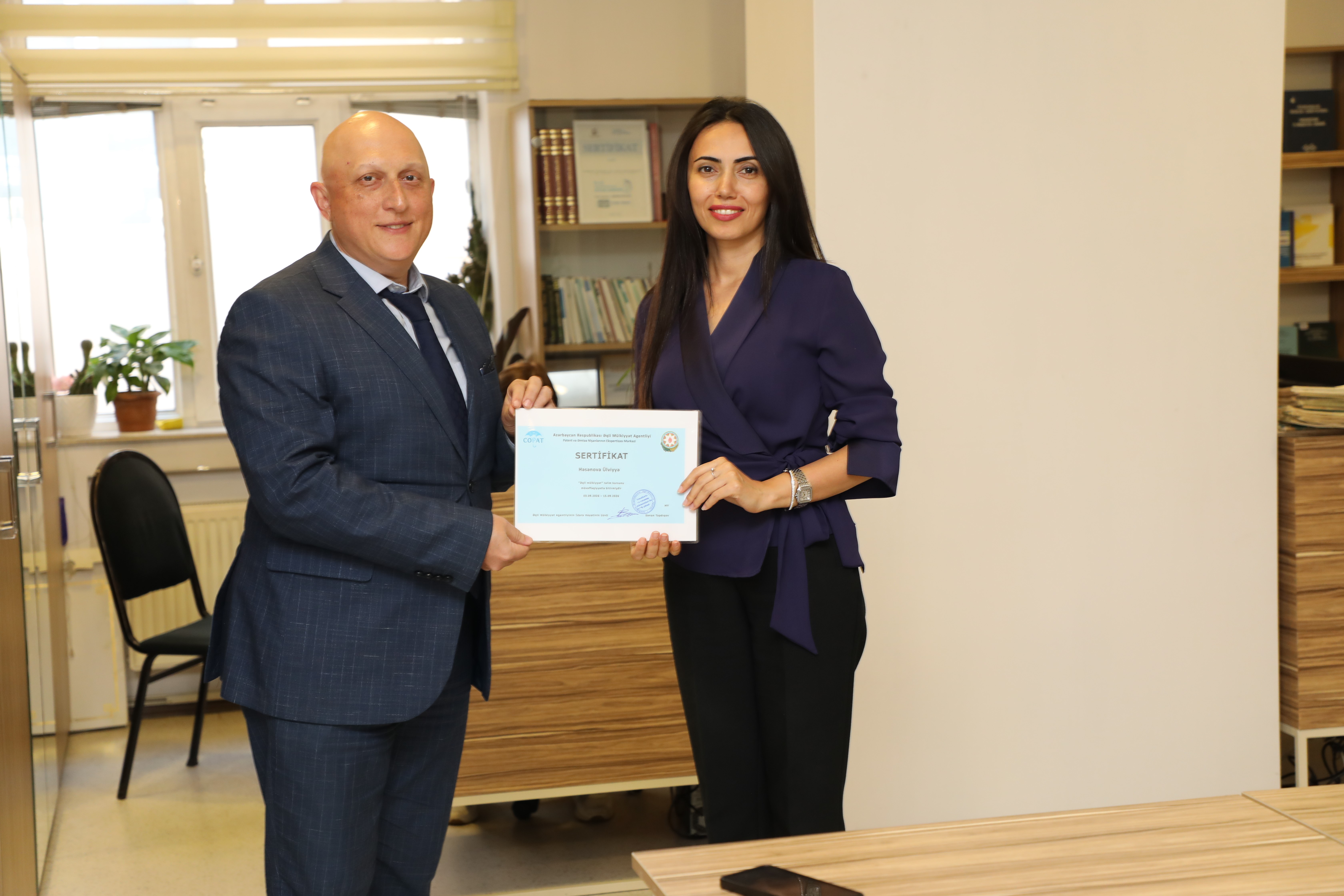 Əqli Mülkiyyət Agentliyinin SOCAR əməkdaşları üçün təlimi başa çatıb