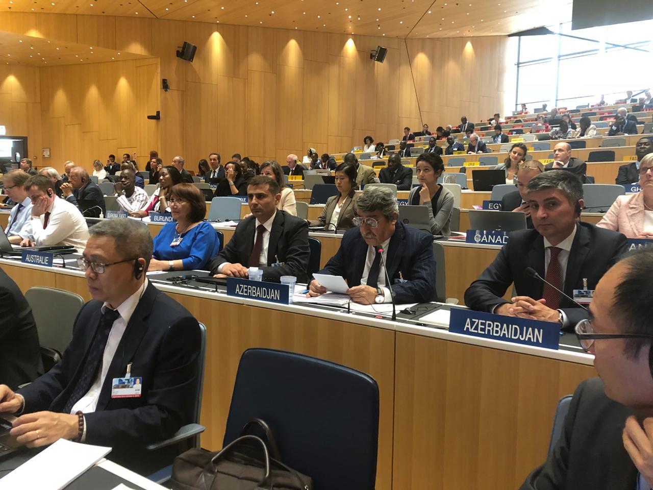 Азербайджанская делегация принимает участие в Генеральной Ассамблее Всемирной организации интеллектуальной собственности
