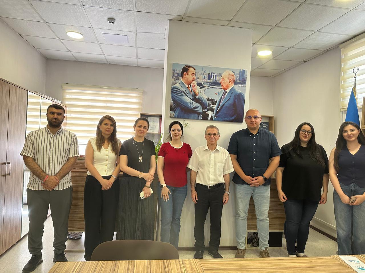 Əqli Mülkiyyət Agentliyində Neft Mühəndisləri Cəmiyyətinin nümayəndələri ilə görüş keçirilib